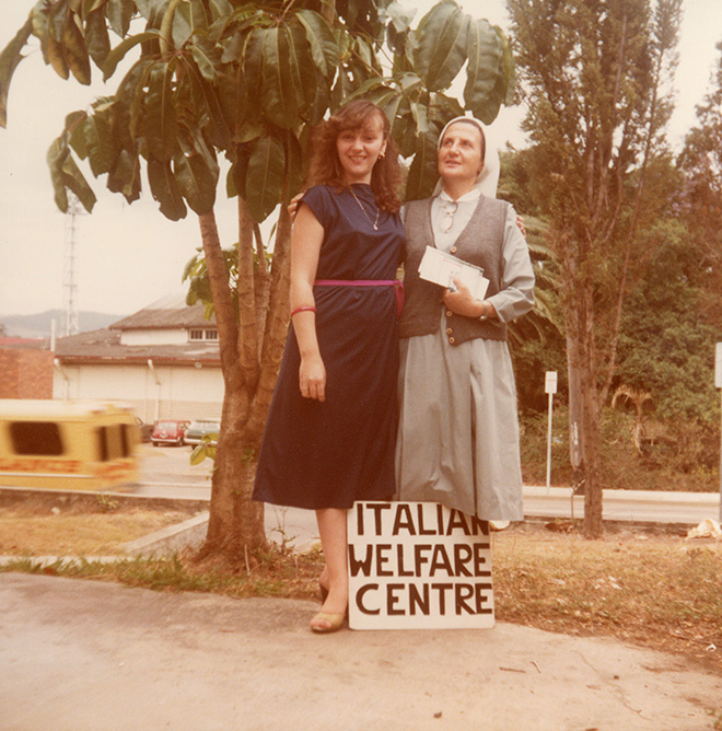 Co.As.It first sign in 1989 Italian Welfare Centre